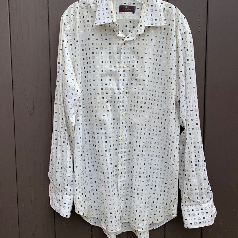 Mens Etro button down shirt. Pre owned.